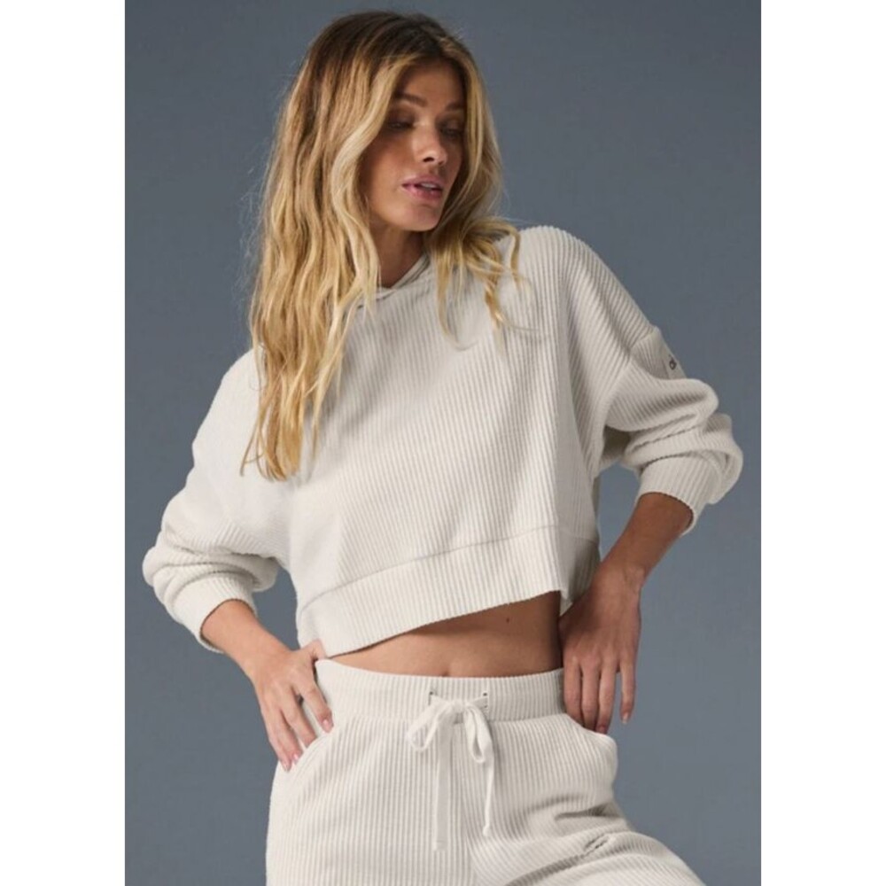 ALO Yoga Ribbed Hoodie
